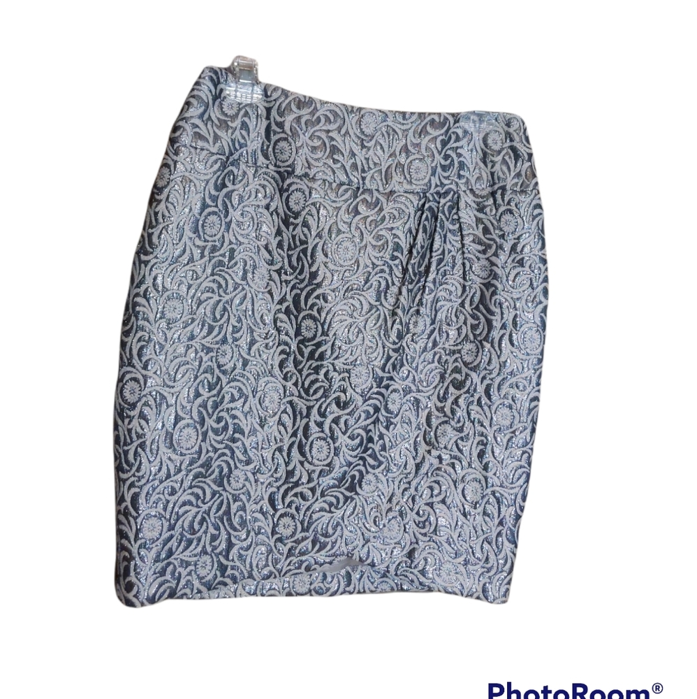 Adrianna Papell Occasions metallic brocade tulip skirt